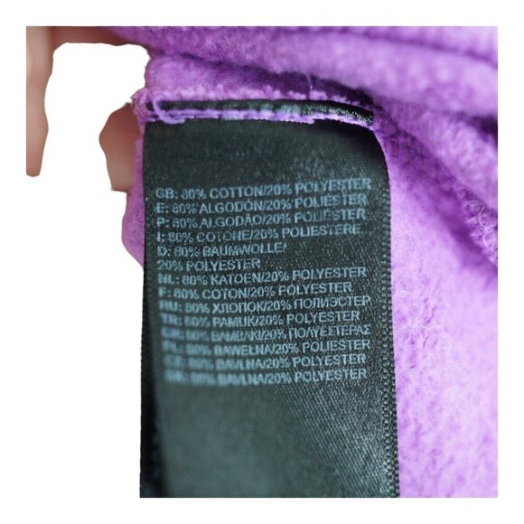 Girl's The North Face Purple Sweatshirt Hoodie Size M - Picture 8 of 9